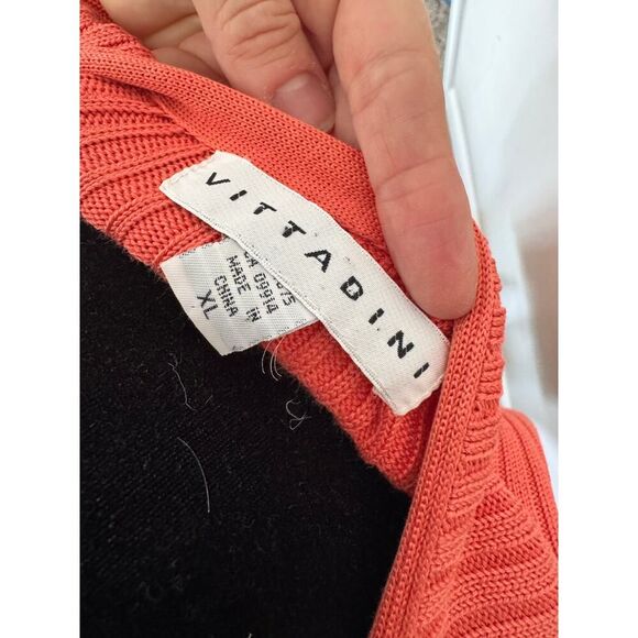Vittadini Coral Cardigan Summer Sweater Cable Knit Silk/Cotton Blend - XL NWOT - Picture 4 of 5